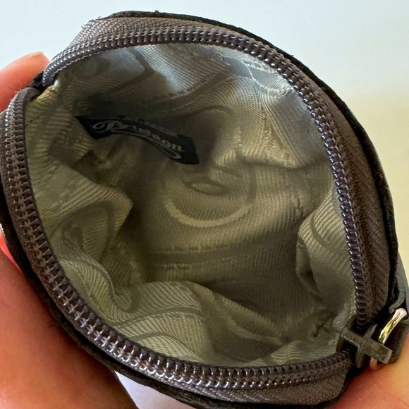 Brighton Brown Snakeskin Print Coin or key pouch zipper closure - Unused - Picture 5 of 8